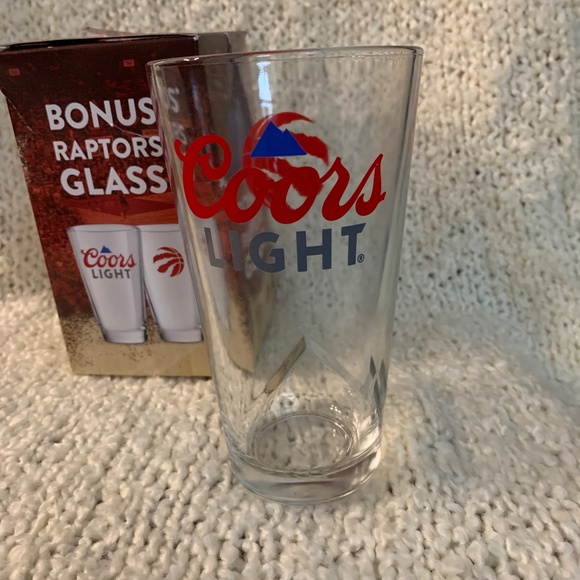 Toronto Raptors Coors Light beer glass. - Picture 1 of 6